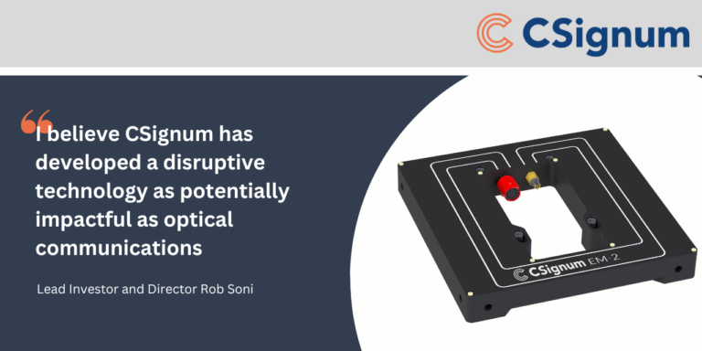 CSignum Secures £1 Million of Funding to Transform Underwater and Underground Sensor Networking