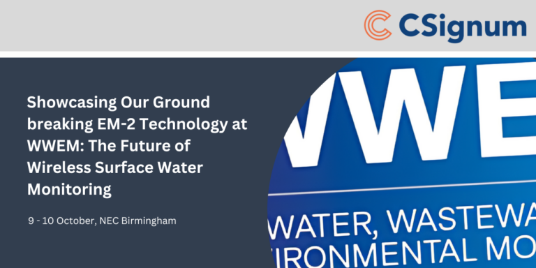 Showcasing Our Ground breaking EM-2 Technology at WWEM: The Future of Wireless Surface Water Monitoring